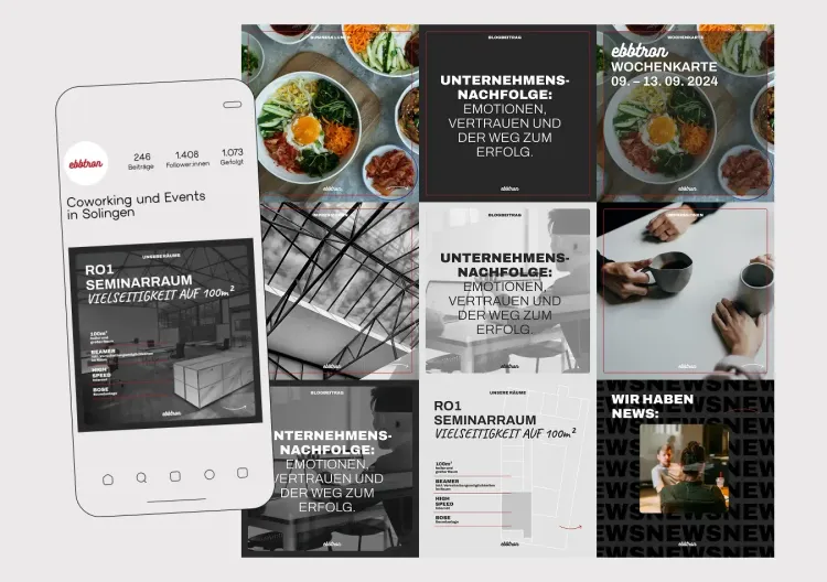 Unternehmensbroschüre für das ebbtron in Solingen - Bild 1